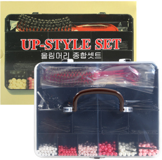 삼화 업스타일 셋트 올림머리 종합세트 (대), 1개