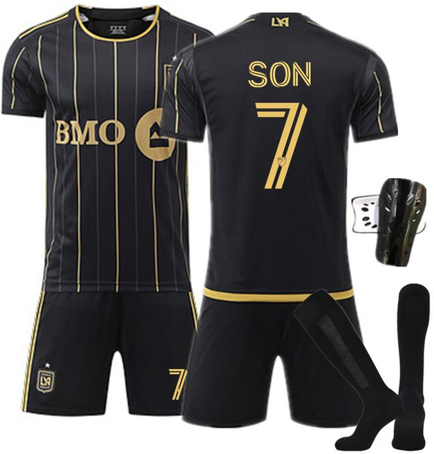 24-25 시즌 로스앤젤레스 LA FC No.7 성인 어린이 축구 손흥민 유니폼 저지
