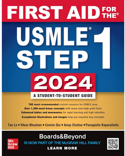 2024 usmle step1 first aid 미국 의사 면허 시험 국가고시 준비 도서 책
