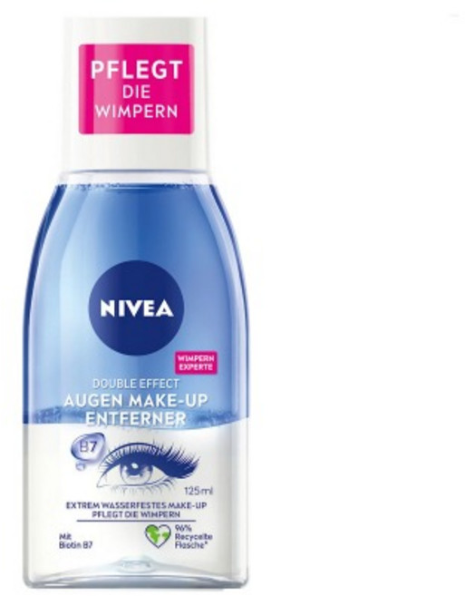 NIVEA 니베아 아이메이크업 리무버 더블이펙트 125ml, 1개