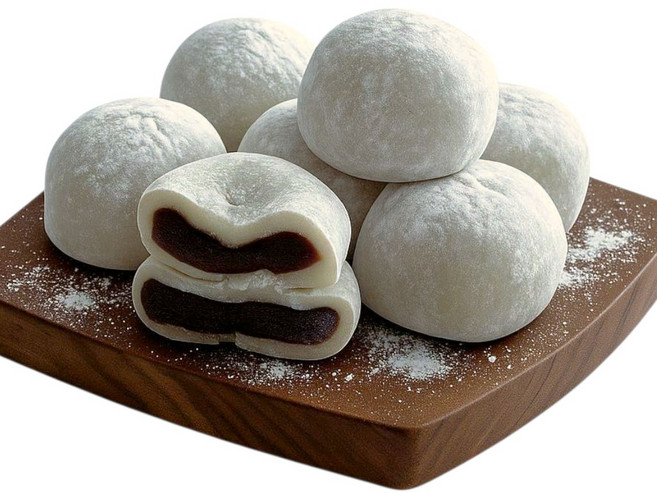 쫀득쫀득 굳지않는 왕찹쌀떡 1.8kg 아침간식, 30개, 60g