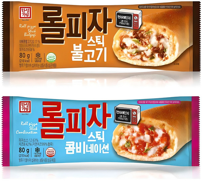 한성기업 롤피자 롤피자스틱 10봉 콤비5개+불고기5개, 1세트