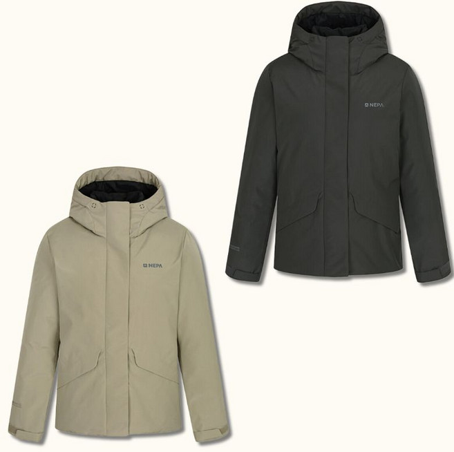 [국내매장판] 네파 여성 구스다운 자켓 방풍 투습 캠핑 등산 간절기 방한 야외활동 아웃도어