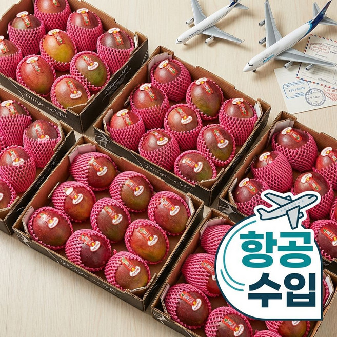 실패없는 애플망고 항공수입100% 고당도, 애플망고 3.2KG내외 [8과] 가정용, 1개
