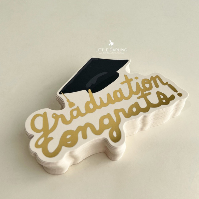 6위 - 달링 졸업 선물포장 행잉 택 학사모 graduation congrats!