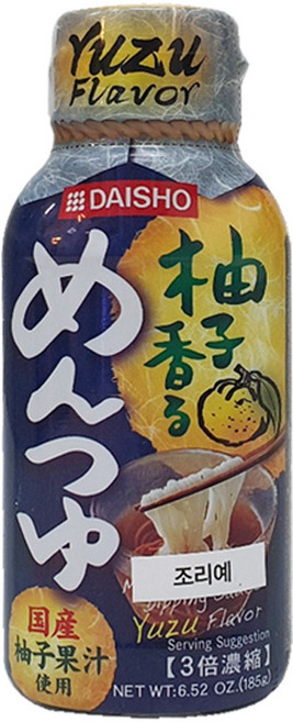다이쇼 유즈 멘쯔유 소스, 185g, 1개