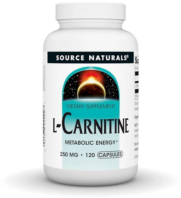 Source Naturals L-카르니틴 신진 대사 에너지* 250mg - 120캡슐, Source Naturals L-카르니틴, 신진 대사, 1개 - 쿠팡