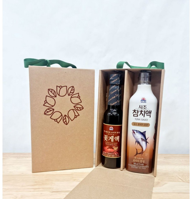 사조 꽃게액젓+참치액900g 실속 단체 선물세트, 4세트, 1.45L