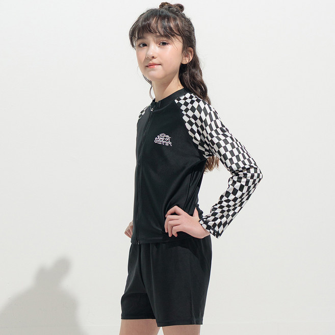 티막 여아동 래쉬가드 세트 2PC MKF0651