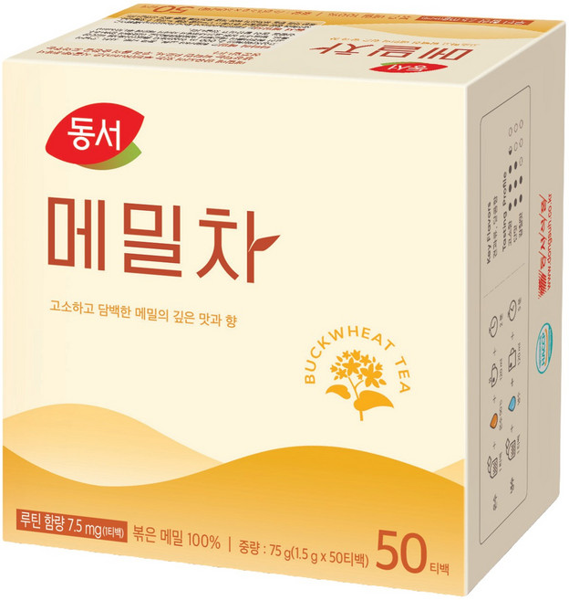 동서 메밀차 티백, 1.5g, 50개입, 1개