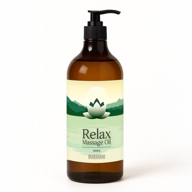 라라스킨 릴렉싱 바디 마사지 오일, 1개, 1L