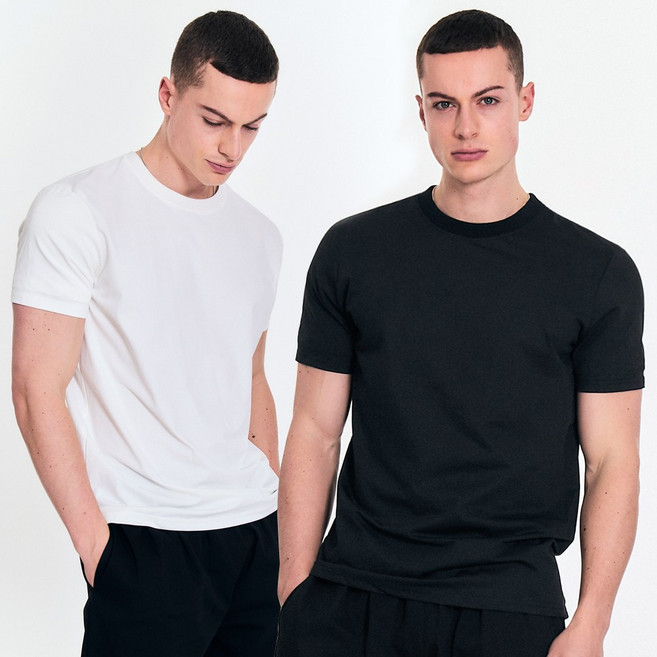 에밋 남성 남자 자신감 업! 어깨뽕 반팔 티셔츠 보정속옷