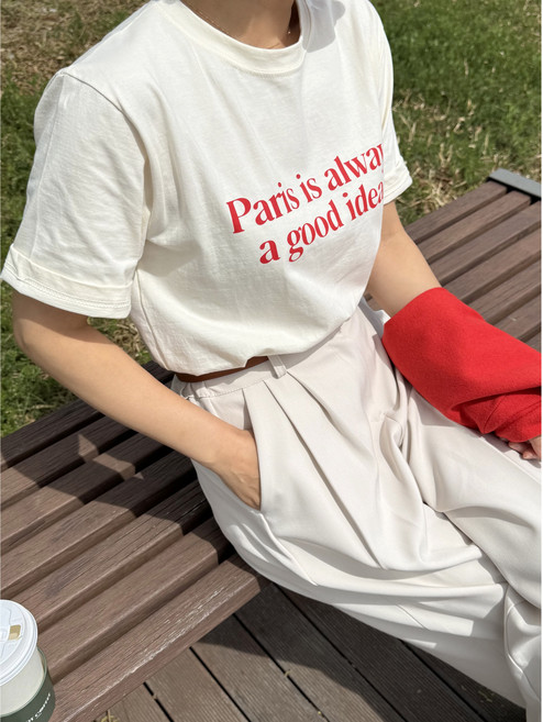 에이치스 탄탄 퀄리티 보들 실켓 깔끔 레터링 스탠다드핏 기본 라운드넥 반팔티셔츠