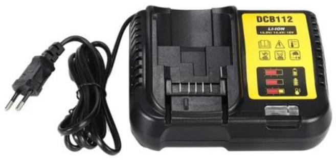 디월트 충전식 리튬 이온 배터리 DCB120 DCB123 DCB122 DCB127 DCB124 DCB121 교체용 최대 3.0Ah 10.8V 12V, 04 1 Piece Charger EU_01 CHINA, 1개