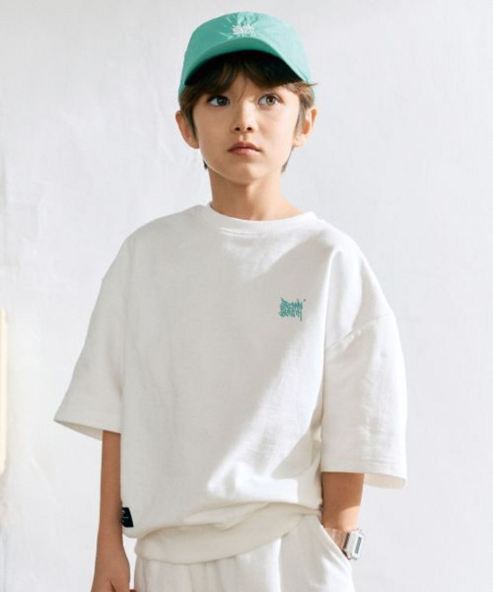 브라운브레스 KIDS brownbreathkids KIDS TAG COTTON MTM TEE - CREAM