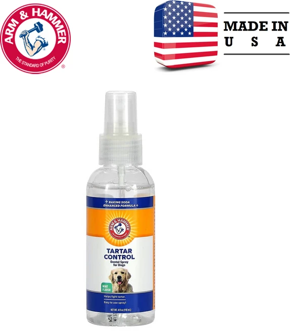 Arm & Hammer tartar Control 반려견용 덴탈 스프레이 민트 118ml (4fl oz), 1개 - 쿠팡
