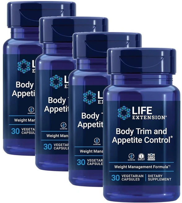 라이프 익스텐션 바디 트림 앤드 에피타이트 컨트롤 캡슐 Life Extension Body Trim and Appetite Control, 4개, 30정 - 쿠팡