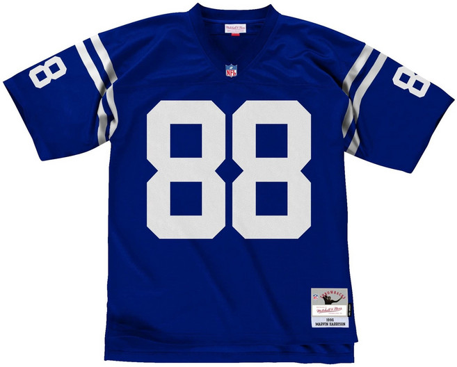 Mitchell & Ness 미첼 앤 네스 NFL 레거시 저지 인디애나폴리스 콜츠 1996 마빈 해리슨 미국 발송