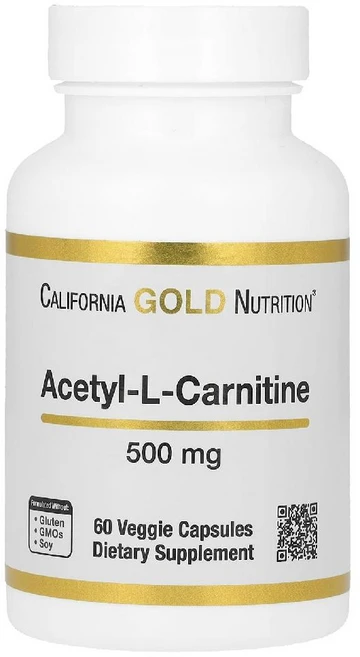 캘리포니아골드뉴트리션 아세틸-L-카르니틴 500mg 베지캡슐 60정, 1개 - 쿠팡