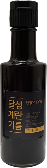 전통방식 계란기름 난유 180ml, 1개