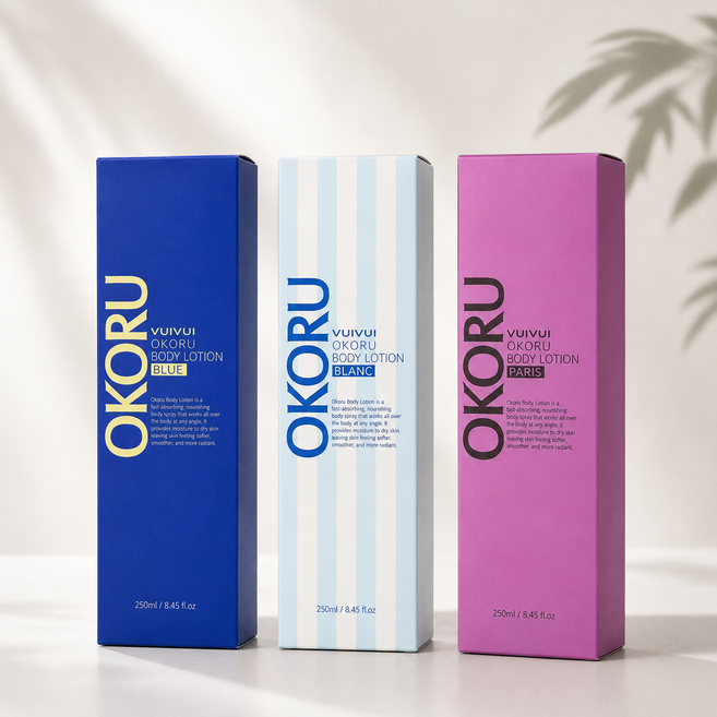 3위 - 뷰이뷰이 오코루 퍼퓸 스프레이 바디로션 3종 세트 블루 블랑 파리, 3개, 250ml
