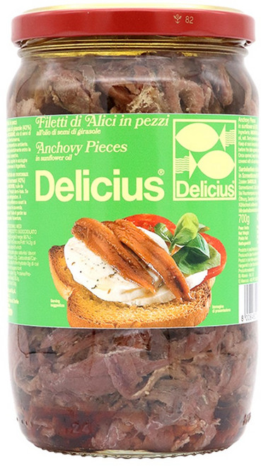 델리시우스 멸치절임 엔초비 필렛700g, 1개, 700g