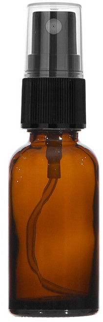 [유리용기] 갈색병 스프레이용기 5ml / 10ml / 20ml / 30ml / 50ml / 100ml, 갈색병20ml검정스프레이, 1개