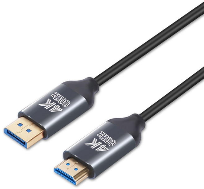 HONG JIN 宏晉 DisplayPort轉HDMI 影音傳輸線 4K 60Hz 鋁合金 4k電視, 1個