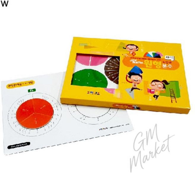 조이매스 자석 원형분수학습기 원형플라스틱 막대