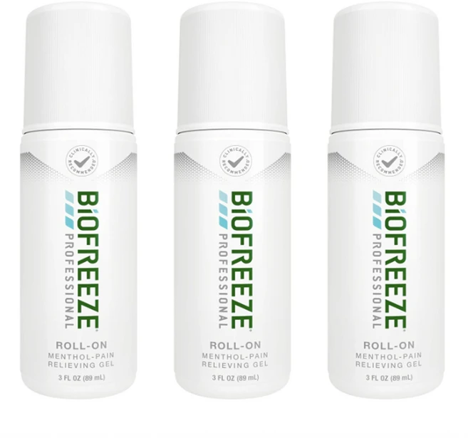 바이오프리즈 프로페셔널 쿨링 스포츠겔 롤온 89ml 3개 - 쿠팡