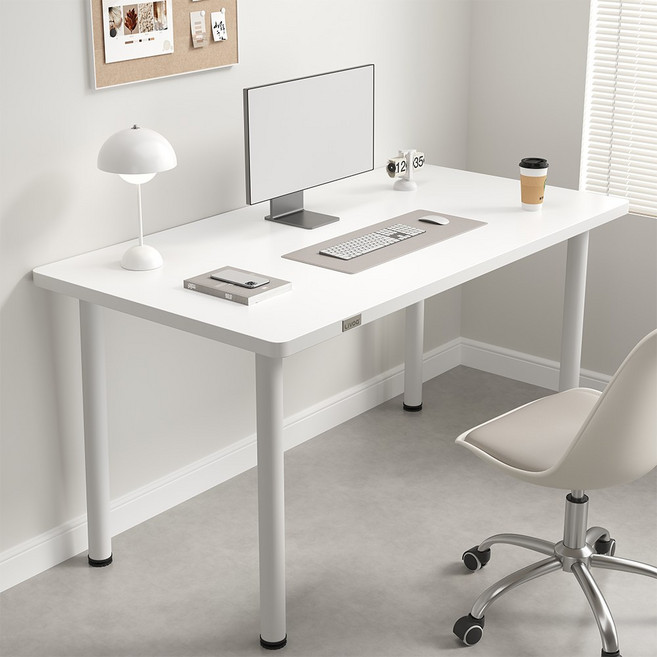 리보아 1인용 사무용 컴퓨터 책상 다용도 테이블 1200, 화이트