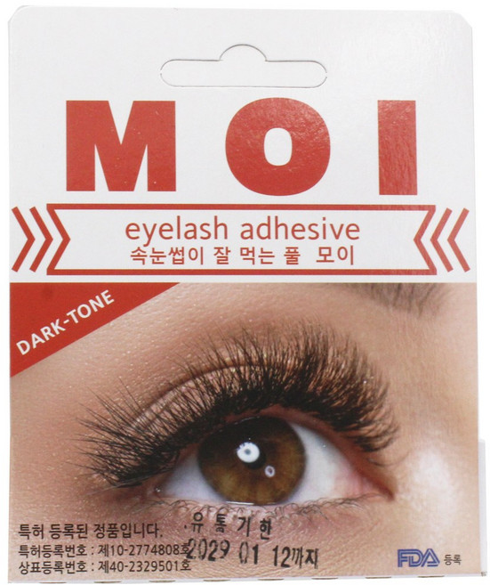 (듀오에어를 만든 곳에서 나온 신제품) 모이 속눈썹풀 속눈썹접착제 글루 7ml MOI, 1개, 모이 다크톤 7ml