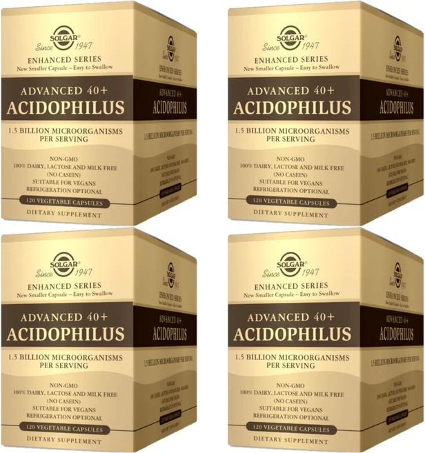 솔가 어드밴스드 40 플러스 애시도필러스, 120정, 4개 - 쿠팡