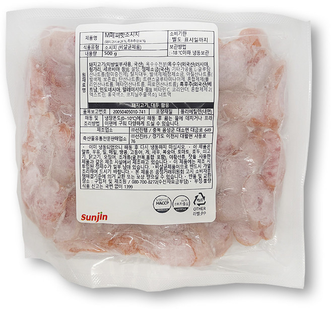 선진 M페퍼맛 소시지 500g 냉동, 1개