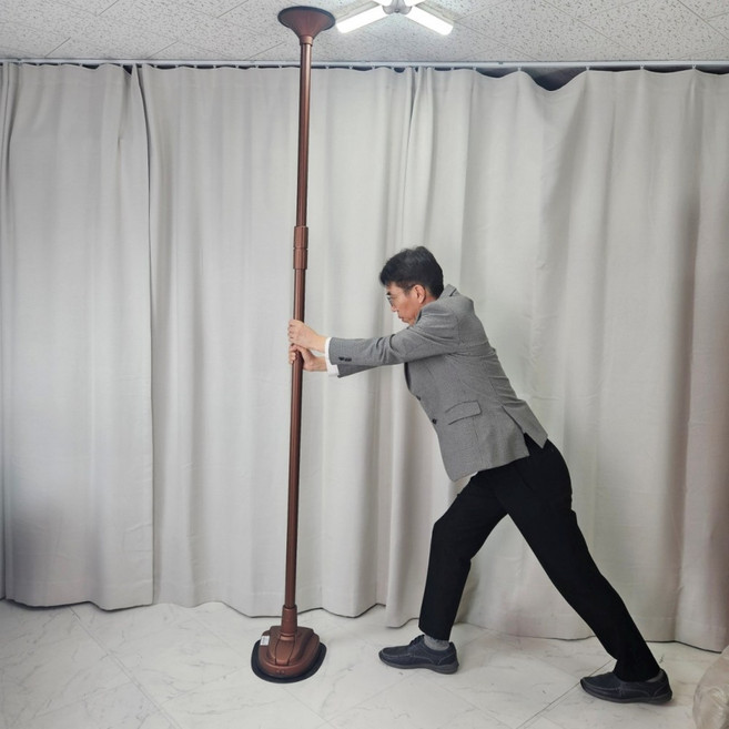 국산 노인 침대안전바 URB-SG001[B] 낙상방지 무타공 안전손잡이 압축봉 지지대 소파 기립보조기 넘어짐 안전용품 복지용구, 노인장기요양등급 구입(본인부담금 9%)