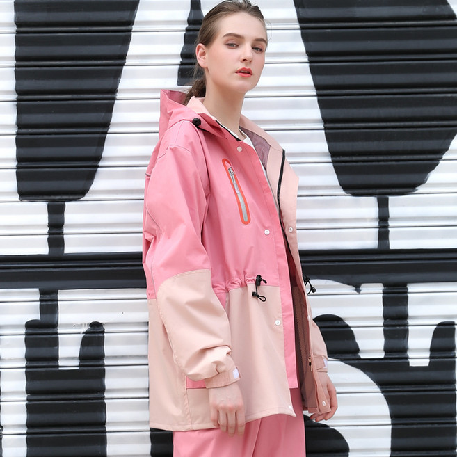 couyor 등산 우의 오토바이 방수 우비 상하의 세트, 레이드