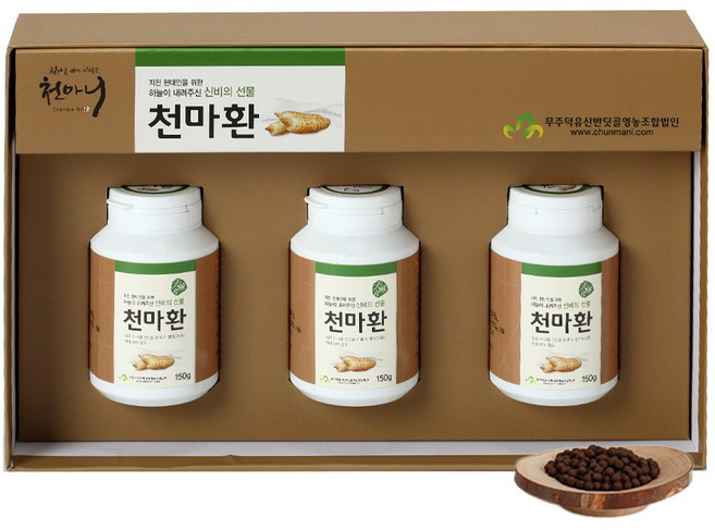 무주 천마 환 생천마 정 천마니 국내산 150gx3병, 150g, 3개