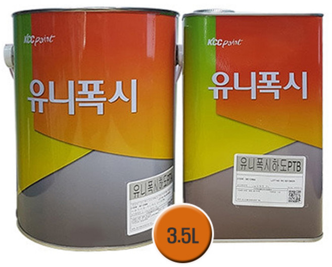 KCC정품 유니폭시하도 4L 투명 에폭시바닥재 친환경방수제하도 수성방수제하도, 1개