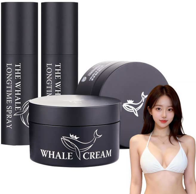 더고래샵 고래크림 고래롱타임스프레이 2종 세트 커지는 남성 마사지 쿨링스프레이 롱래스팅 자신감 자존감 향상, 2개, 100ml