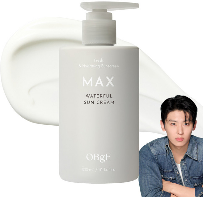 OBge 맥스 워터풀 선크림 SPF 50+ PA++++, 1개, 300ml