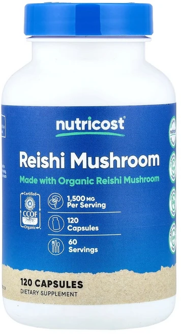 뉴트리코스트 영지 버섯 1500mg 캡슐, 120정, 1개 - 쿠팡