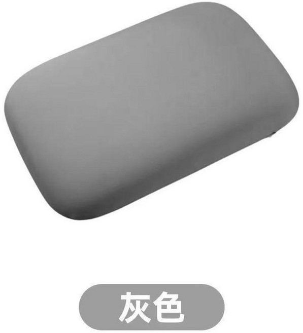 多功能便攜午睡枕 橘黃回彈記憶棉, 深灰回彈記憶棉