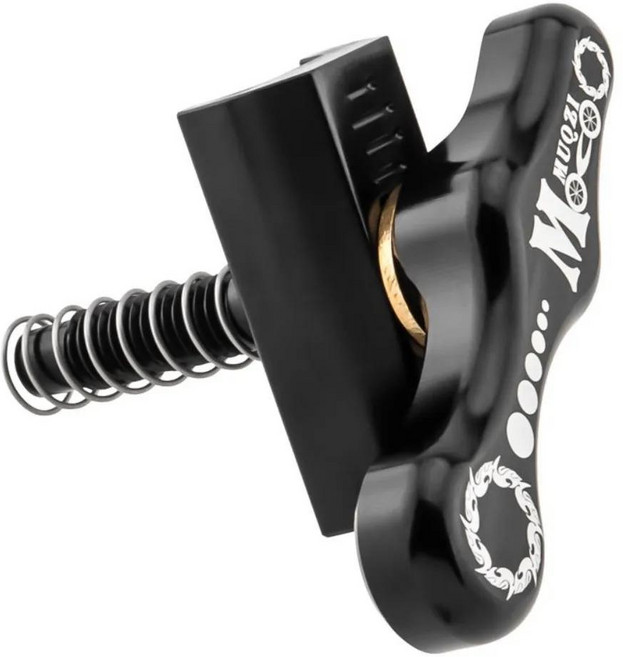 알루미늄 접이식 자전거 힌지 레버 색상 클램프 설치 개조, 색상: 4. Black 1 Set