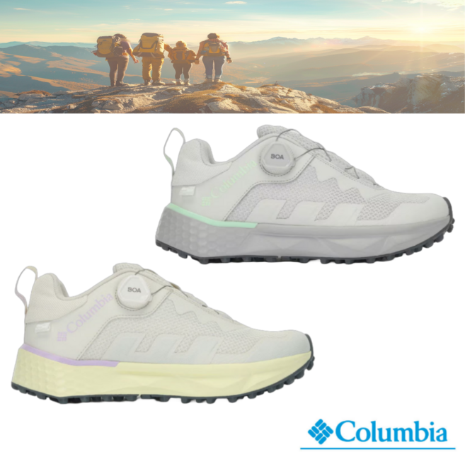 [정가 229000원] 컬럼비아 다이얼 트레킹화 경량 하이킹 방수신발 편안한신발 통기성 등산화