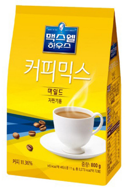 맥스웰 마일드 커피믹스 800g/자판기믹스 동서, 1개, 1개입, 800g