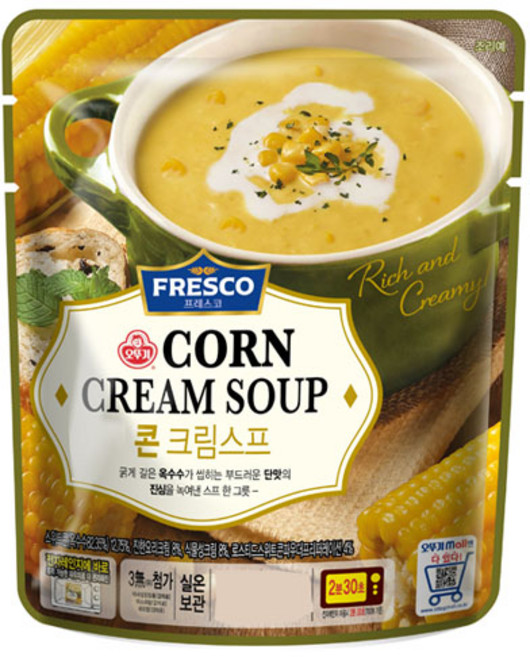 오뚜기 프레스코 콘크림스프, 1개, 180g