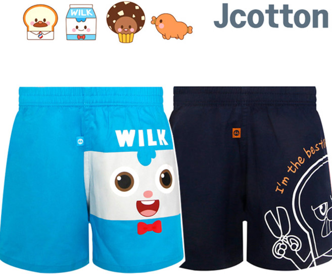 윌크트렁크 페이스트렁크 2매 남아트렁크 사각팬티 브레드이발소