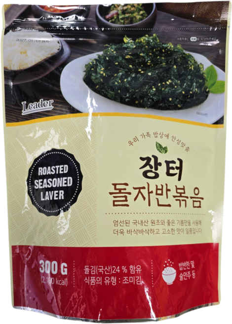 장터 돌자반볶음, 단품, 1개