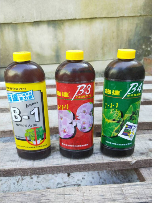 施達 液肥系列 B-1 活力素 B3 開花肥 B4 養葉肥 (300ml), 1個, B1活力素