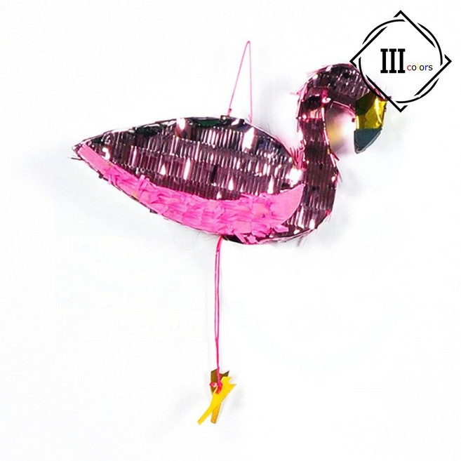 홍학 피냐타 파티 게임 소품 생일 놀이 플라밍고, 1개, 상세페이지 참조